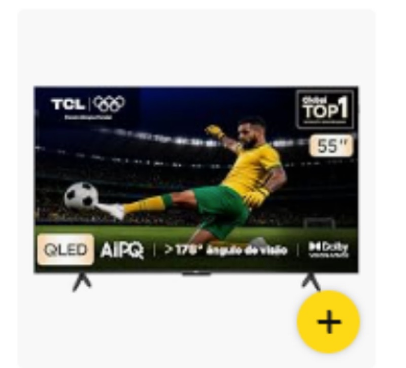 Smart TV TCL 55” QLED 4K P7K